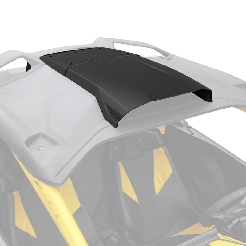 SLORIMOD Cold Air Roof Scoop for Maverick R 24 UTV Black Dustproof Cold Air Roof Scoop Kit for Can Am Maverick R X RS 20242025 Accessories Replace 715008280